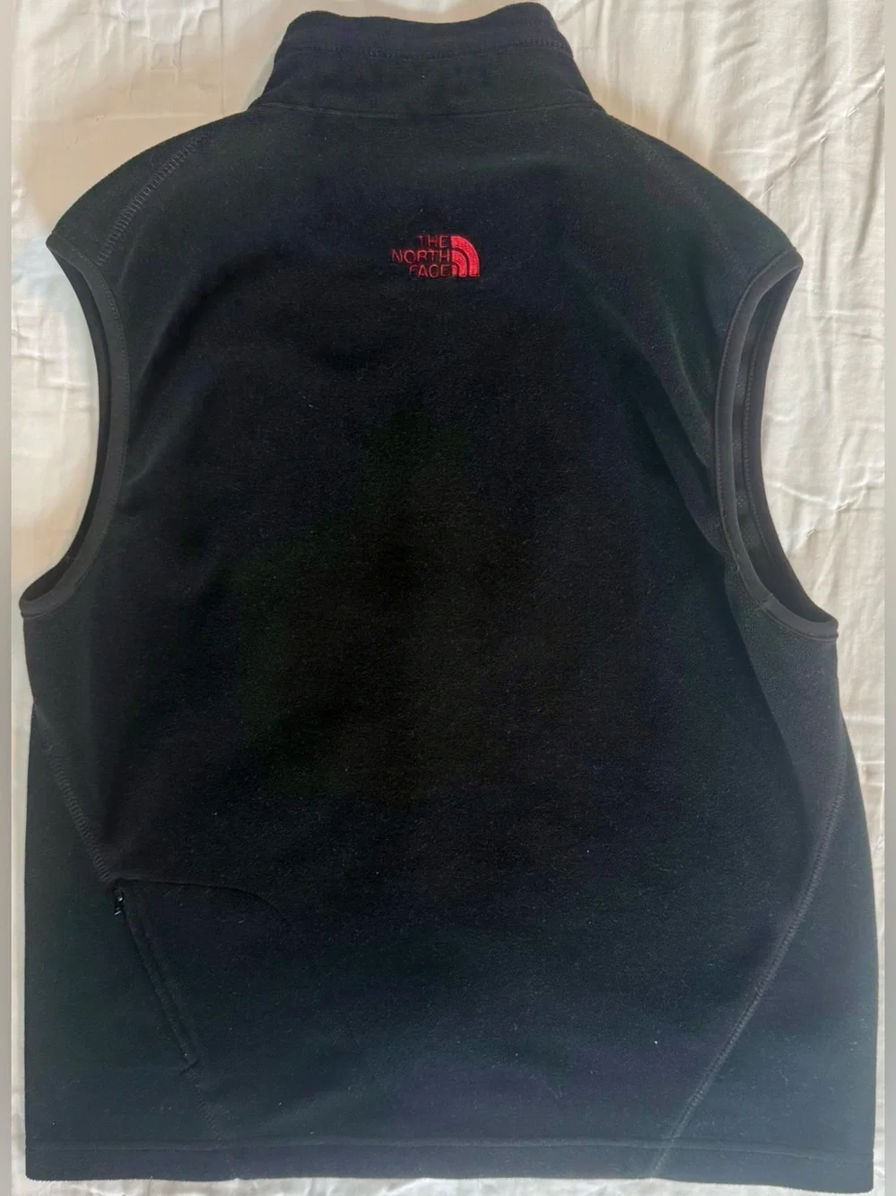 The North Face Gore Windstopper Fleece Vest Men’s Small Black Minimalist EUC